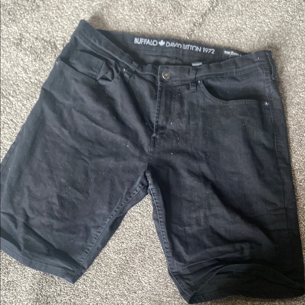 Buffalo David Bitton Men's Black Shorts